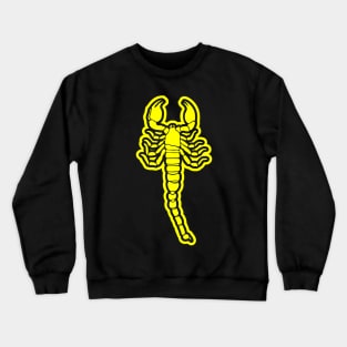 cool yellow scorpion Crewneck Sweatshirt